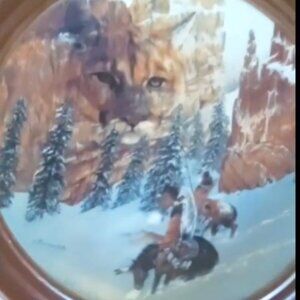 Canyon of the Cat by Julie Kramer Cole 1st Issue in "The Faces of Nature" Plate